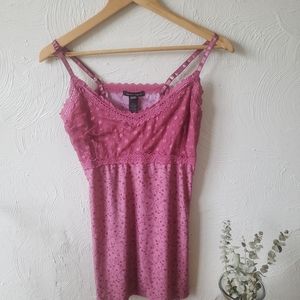 Y2k softgirl pink slip dress